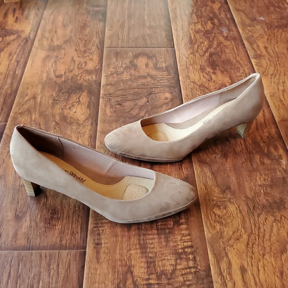 Suede Heels